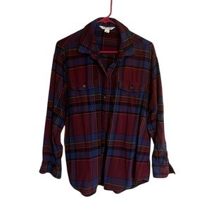 Old Navy Plaid Shirt - Red and Blue - flannel